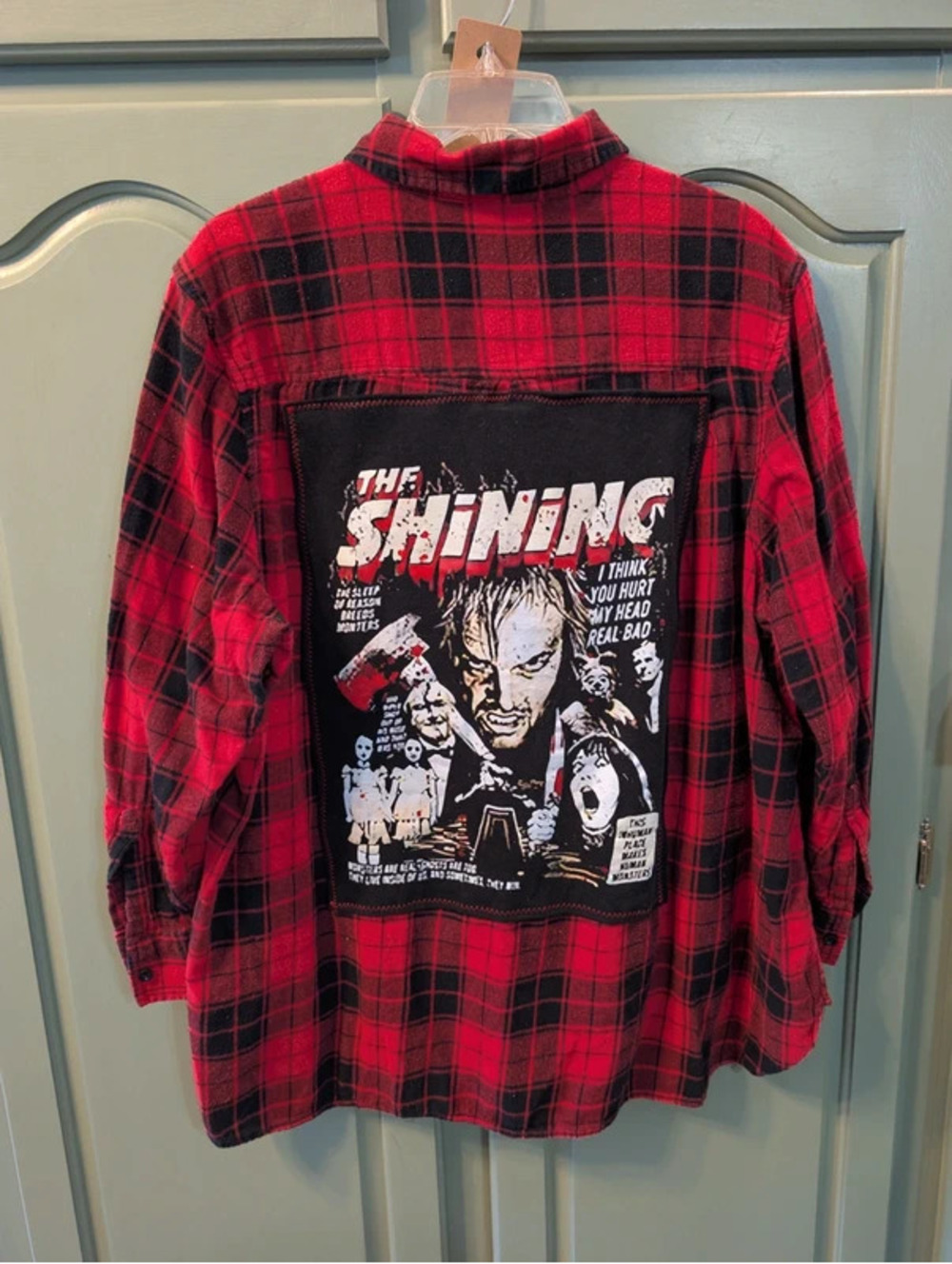 The Shining Upcycled Flannel Shirt 1X